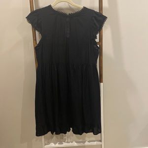 Wild fable black beach cover-up / sheer summer dress